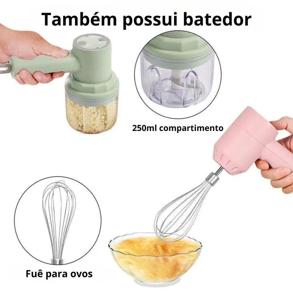 Mini Batedeira e Processador de Alimentos - Chef Mix